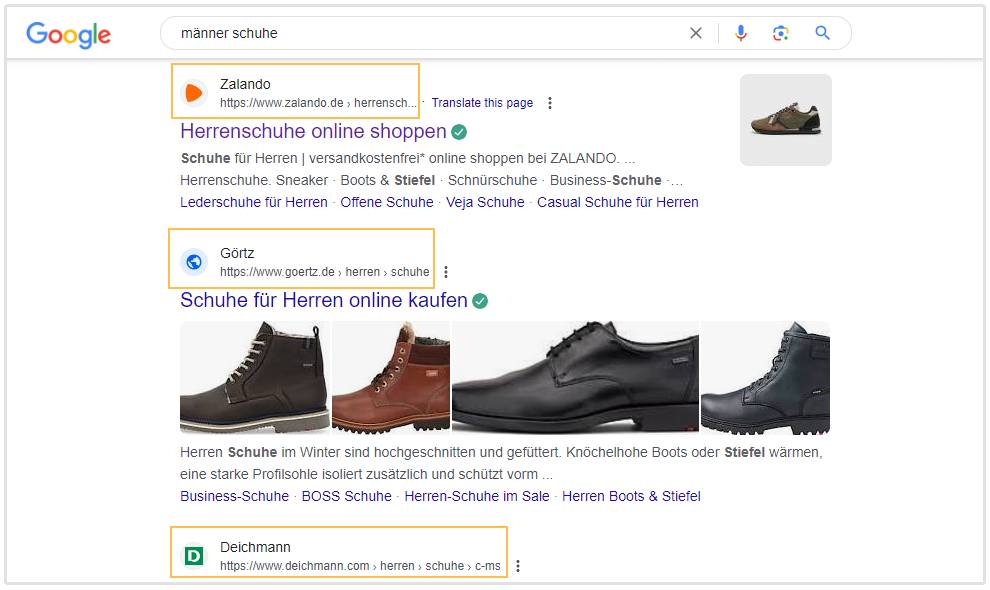 magasin de chaussures allemand