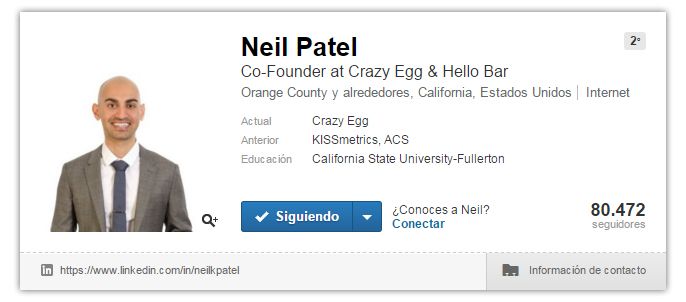 Expertos SEO: Neil Patel